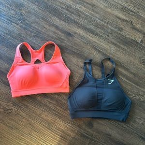 NWOT gym shark padded sports bras